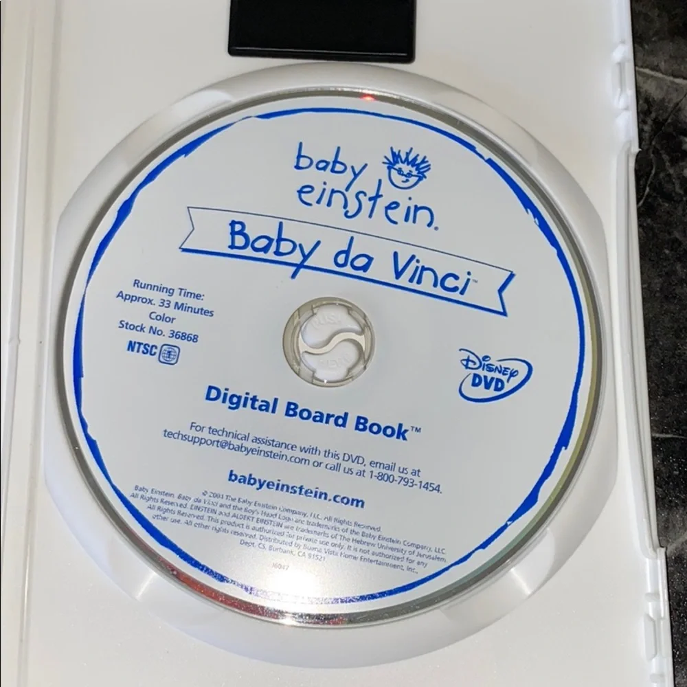 Baby Einstein Baby Da Vinci From Head To Toe DVD